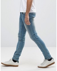 hellblaue enge Jeans von Blend of America