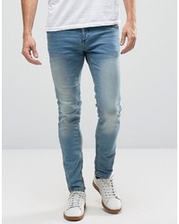 hellblaue enge Jeans von Blend of America