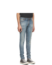 hellblaue enge Jeans von Nudie Jeans