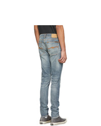 hellblaue enge Jeans von Nudie Jeans