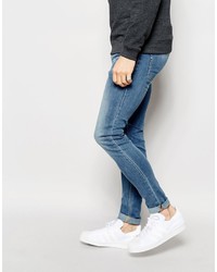 hellblaue enge Jeans von Asos