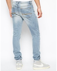 hellblaue enge Jeans von Asos