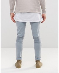 hellblaue enge Jeans von Asos