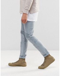 hellblaue enge Jeans von Asos