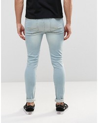 hellblaue enge Jeans von Asos