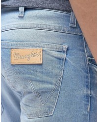 hellblaue enge Jeans von Wrangler