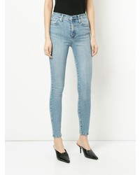 hellblaue enge Jeans von Nobody Denim