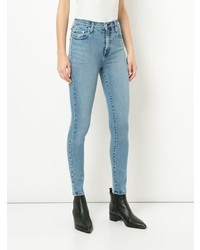 hellblaue enge Jeans von Nobody Denim