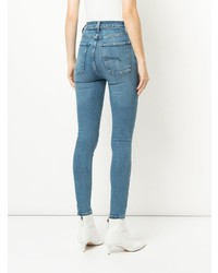 hellblaue enge Jeans von Nobody Denim