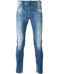 hellblaue enge Jeans von Diesel