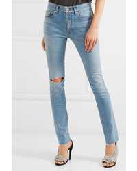 hellblaue enge Jeans von Balenciaga