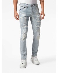 hellblaue enge Jeans von Philipp Plein