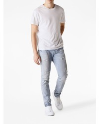 hellblaue enge Jeans von purple brand