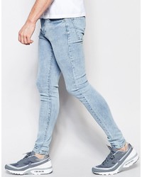 hellblaue enge Jeans von Dr. Denim