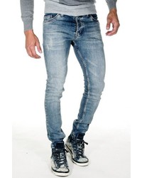 hellblaue enge Jeans von EX-PENT