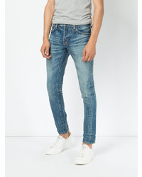 hellblaue enge Jeans von Mastercraft Union