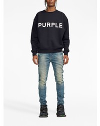 hellblaue enge Jeans von purple brand