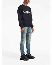 hellblaue enge Jeans von purple brand