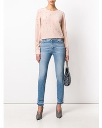 hellblaue enge Jeans von Stella McCartney