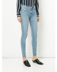 hellblaue enge Jeans von Nobody Denim