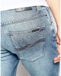 hellblaue enge Jeans von Nudie Jeans