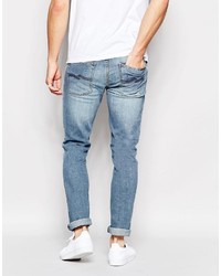 hellblaue enge Jeans von Nudie Jeans