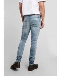hellblaue enge Jeans von HIS JEANS