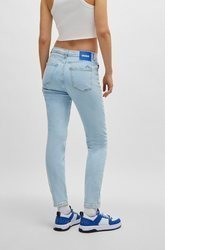 hellblaue enge Jeans von HUGO Blue