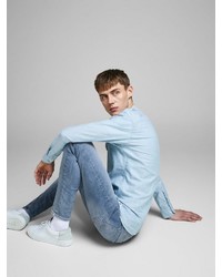 hellblaue enge Jeans von Jack & Jones