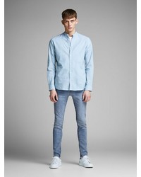 hellblaue enge Jeans von Jack & Jones