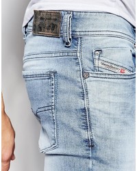 hellblaue enge Jeans von Diesel