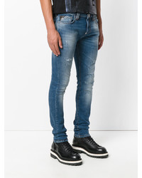 hellblaue enge Jeans von Philipp Plein