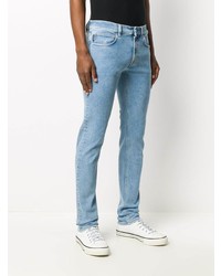 hellblaue enge Jeans von Versace