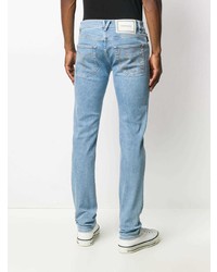 hellblaue enge Jeans von Versace