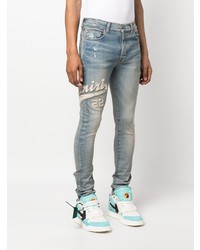 hellblaue enge Jeans von Amiri