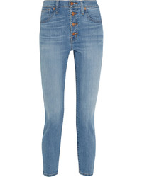 hellblaue enge Jeans von Madewell