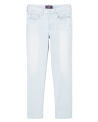 hellblaue enge Jeans von Mango