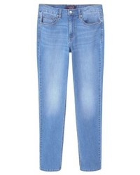 hellblaue enge Jeans von Mango