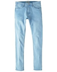 hellblaue enge Jeans von Mango