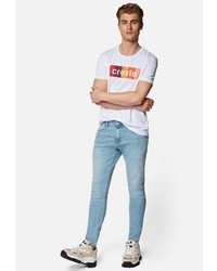 hellblaue enge Jeans von Mavi