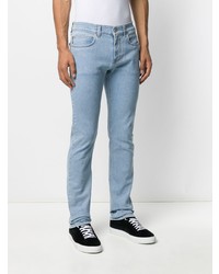 hellblaue enge Jeans von Versace