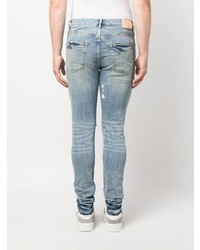 hellblaue enge Jeans von purple brand