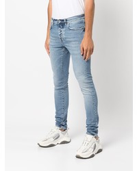 hellblaue enge Jeans von purple brand