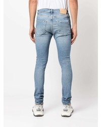 hellblaue enge Jeans von purple brand