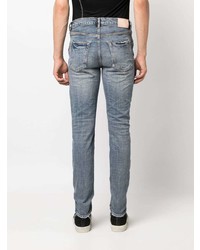 hellblaue enge Jeans von purple brand