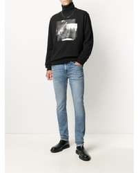 hellblaue enge Jeans von 7 For All Mankind