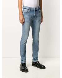 hellblaue enge Jeans von 7 For All Mankind