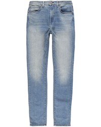 hellblaue enge Jeans von Monfrere