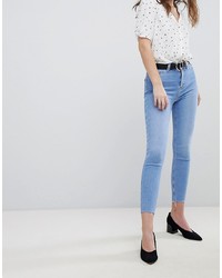 hellblaue enge Jeans von New Look