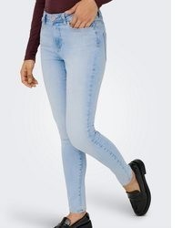 hellblaue enge Jeans von Only